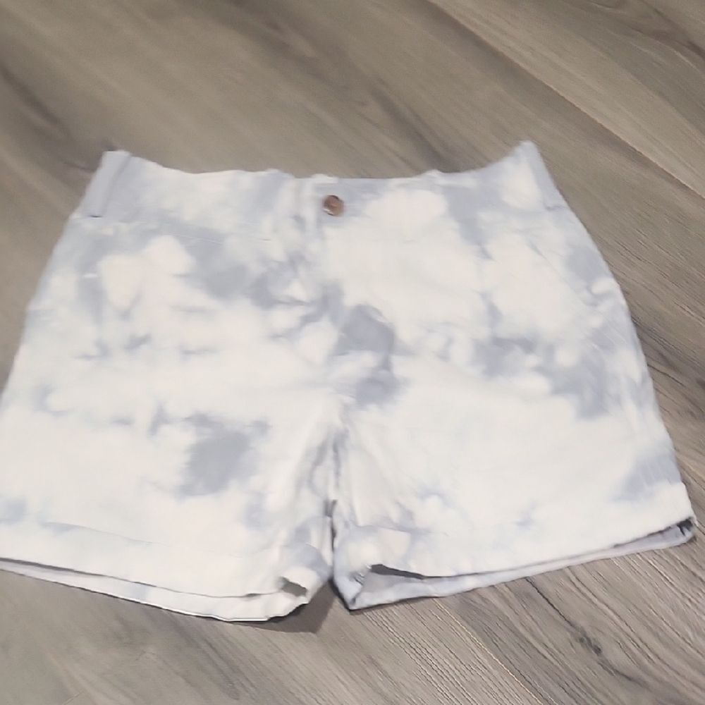 Vintage GAP Blue White TIedye chino Shorts